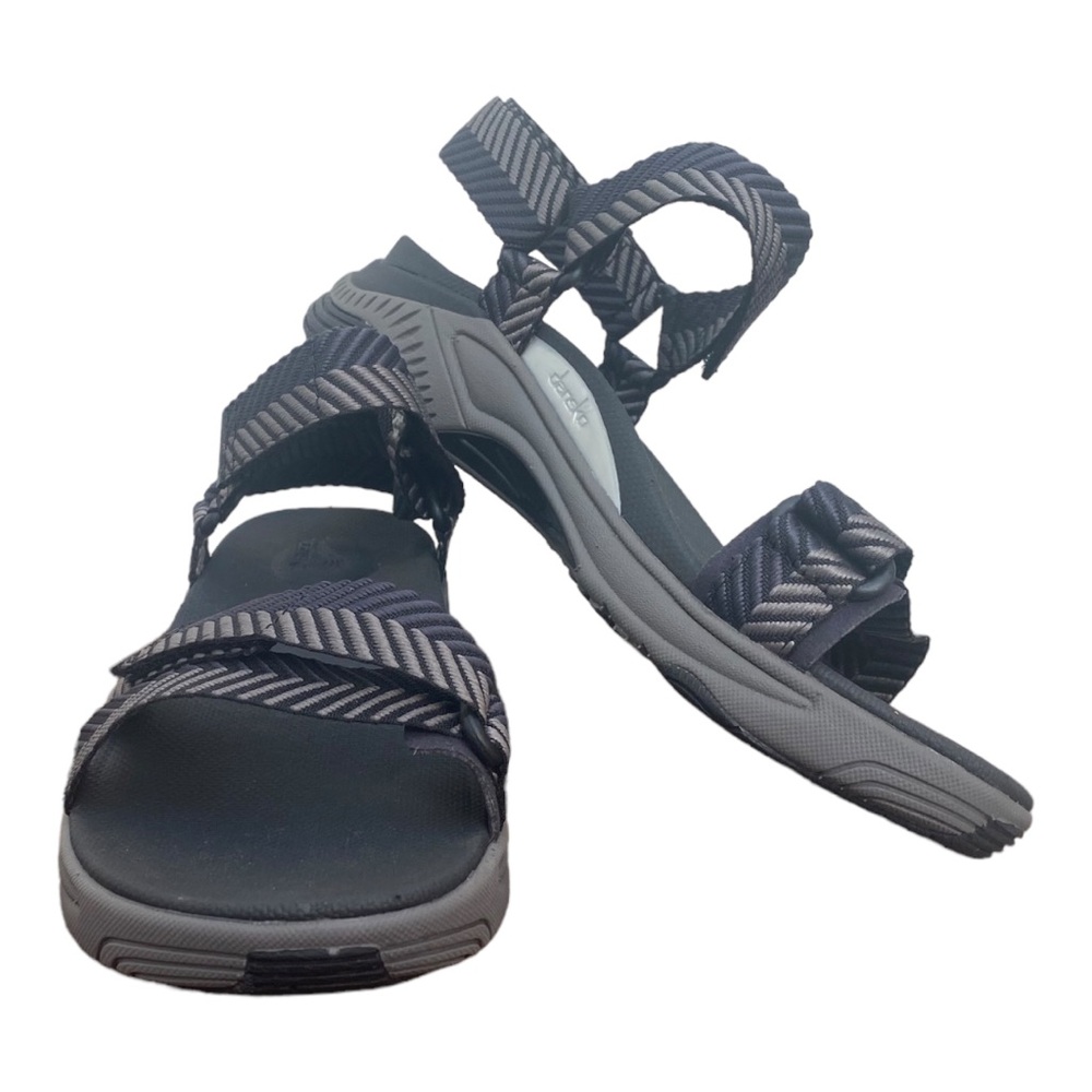 Dansko New Women's Racquel Sandal Black Herringbone size 38 - Picture 2 of 11